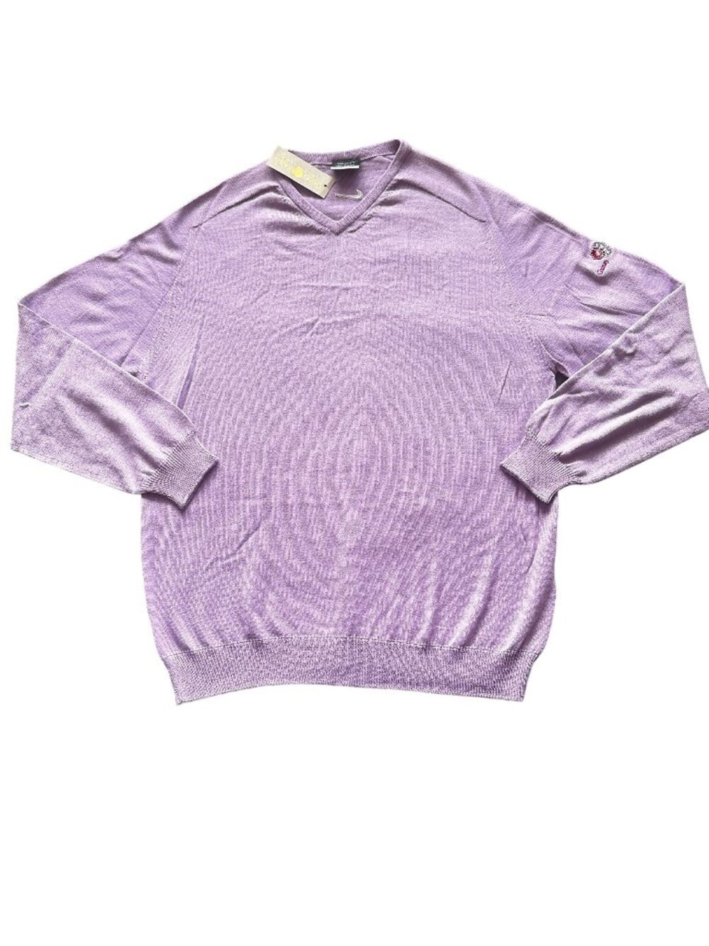 Nike Golf Sweater V Neck Men Gainey Ranch Golf Club Pullover Shirt Long Sleeve